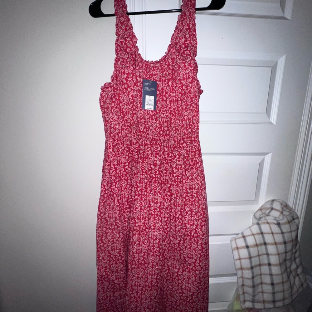 Stretchy Universal Thread Red Halter Sundress